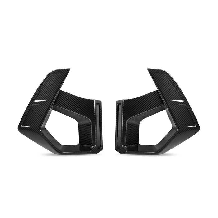 SooQoo BMW X3M F97 & X4M F98 LCI Front Ducts In Gloss Pre Preg Carbon Fibre (Facelift 2022+)