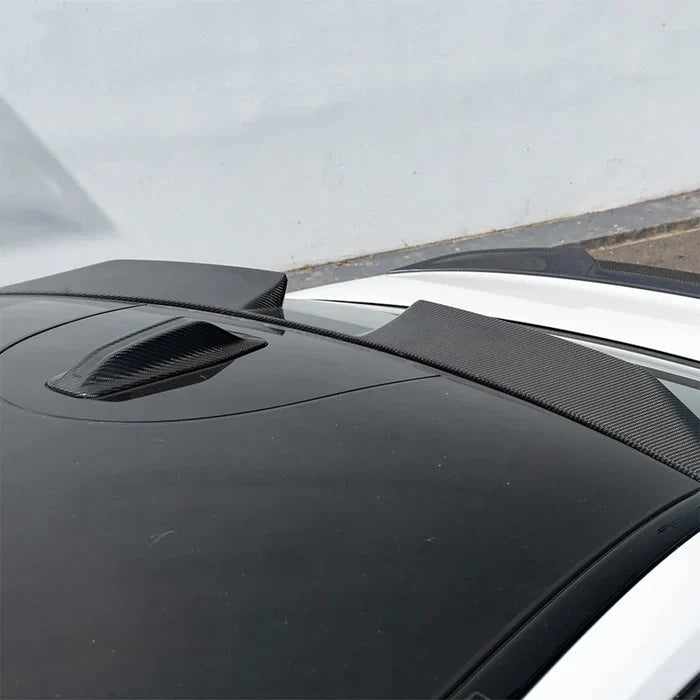 SooQoo BMW G90 M5 Upper Roof Spoiler In Gloss Carbon Fibre
