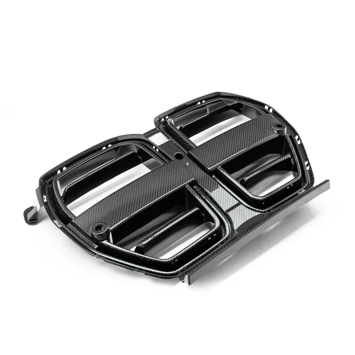 SooQoo BMW M3/M4 SQ Aero Front Grille In Gloss Pre Preg Carbon Fibre (G80/G81/G82/G83)