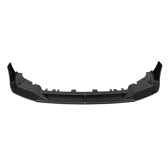 SooQoo BMW X3M F97 & X4M F98 LCI SQ-B Front Splitter In Gloss Pre Preg Carbon Fibre (Facelift 2022+)