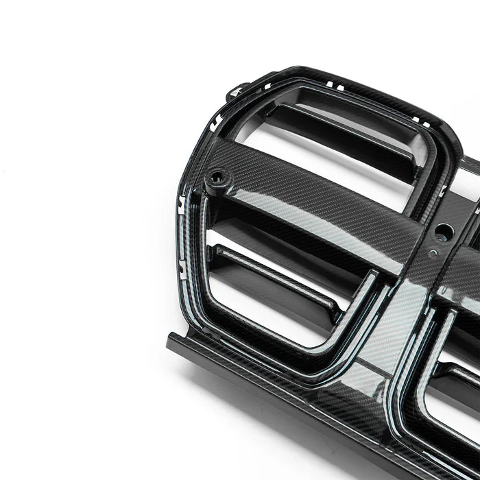 SooQoo BMW M3/M4 SQ Aero Front Grille In Gloss Pre Preg Carbon Fibre (G80/G81/G82/G83)