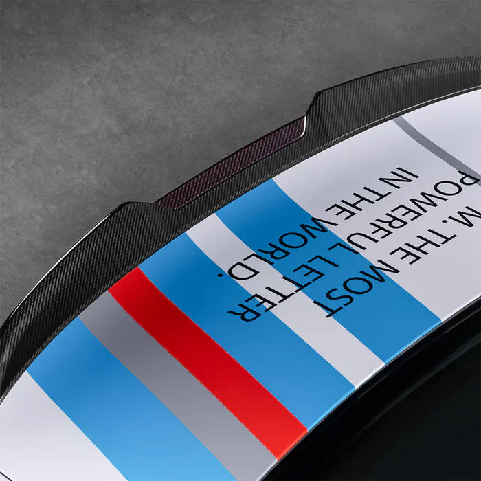 SooQoo BMW G90 M5 Rear Spoiler In Gloss Carbon Fibre