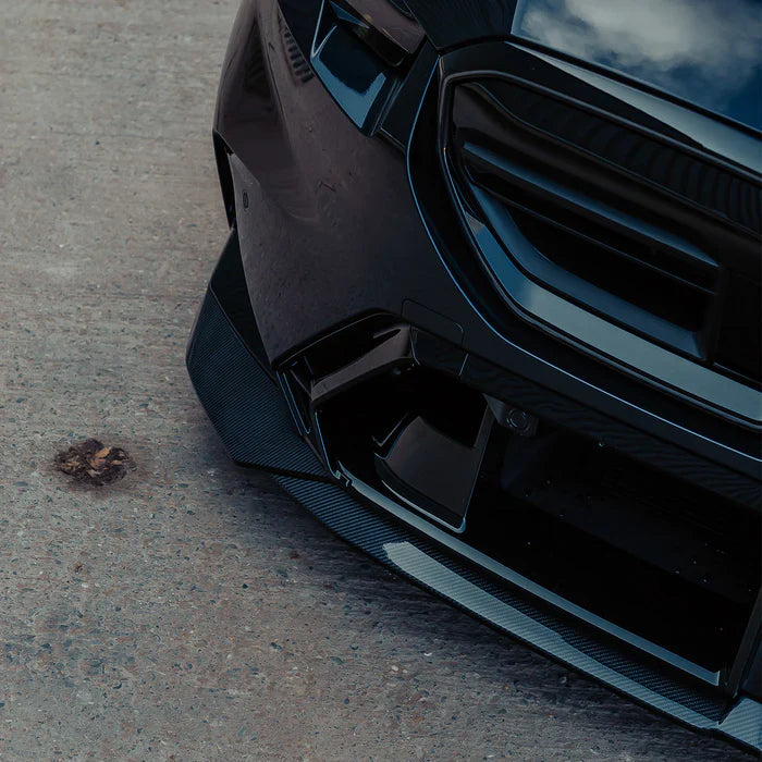 SooQoo BMW G90 & G99 M5 SQ-A Front Splitter In Gloss Carbon Fibre