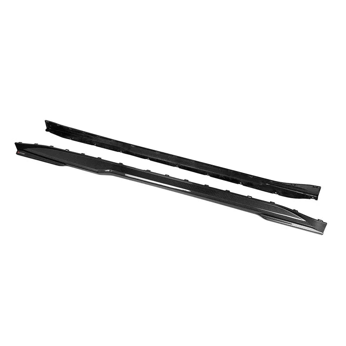 SooQoo BMW G80 G81 M3 Side Skirts In Gloss Carbon Fibre
