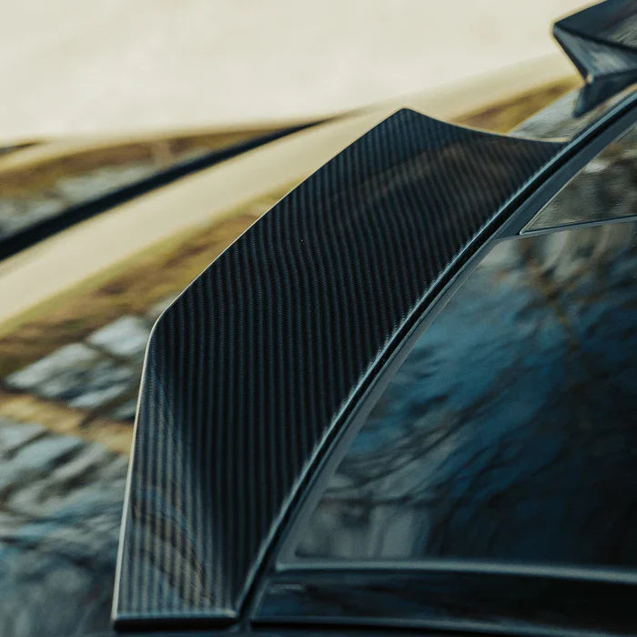 SooQoo BMW G90 M5 Upper Roof Spoiler In Gloss Carbon Fibre