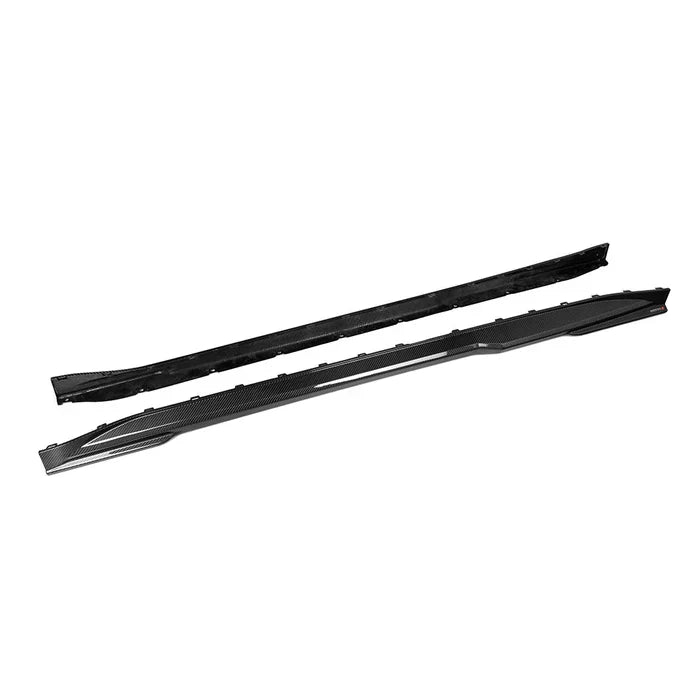 SooQoo BMW G80 G81 M3 Side Skirts In Gloss Carbon Fibre