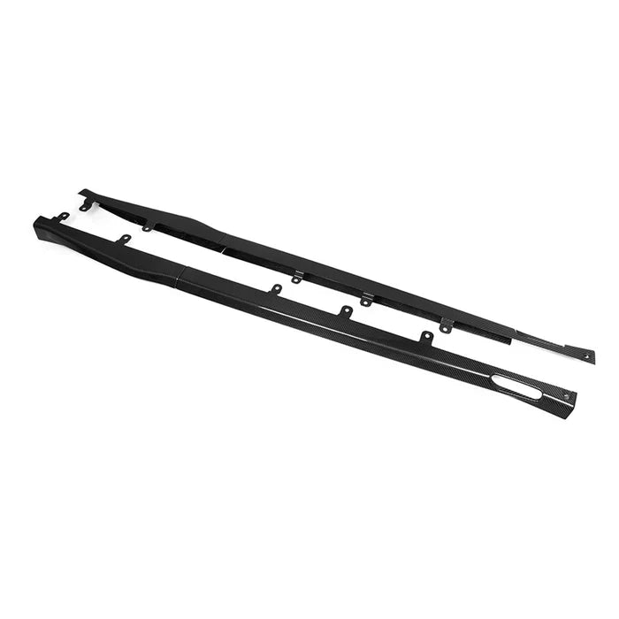 SooQoo BMW F97 X3M & F98 X4M SQ Side Skirts In Gloss Pre Preg Carbon Fibre (G01/G02 Included)